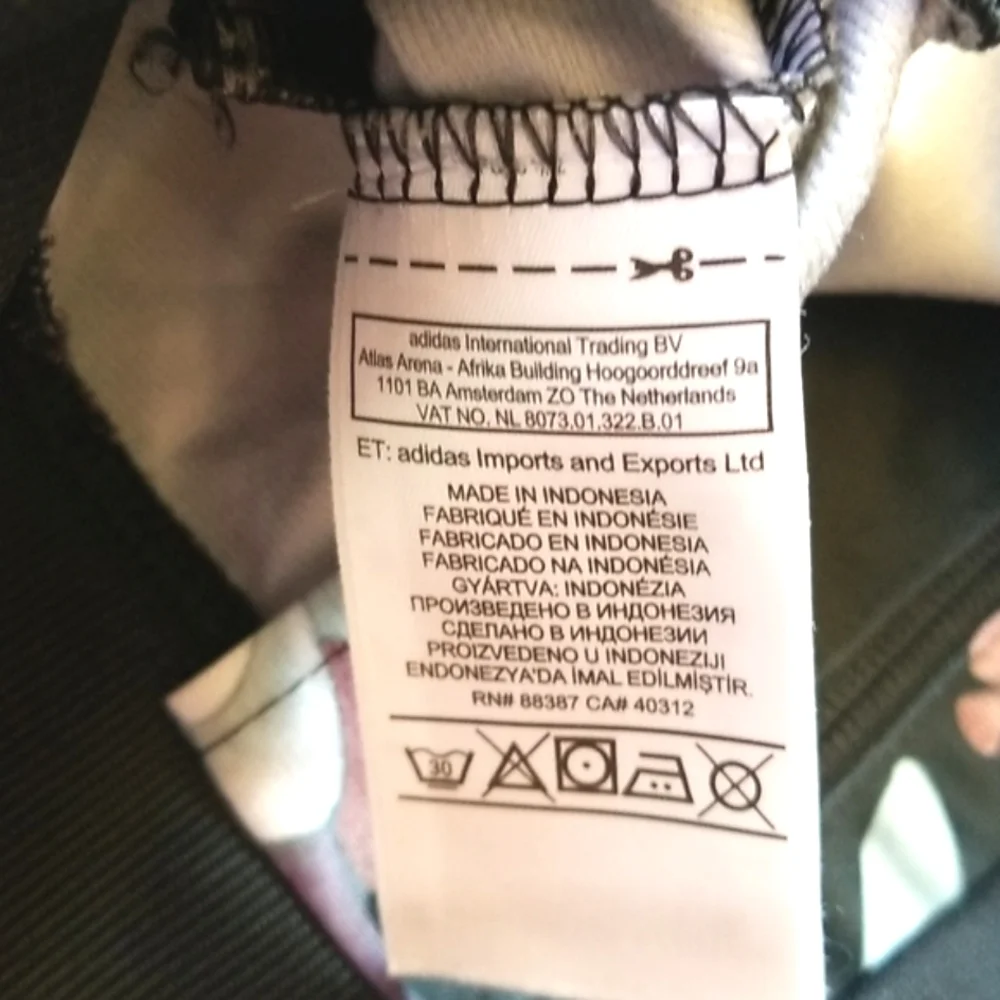 ADIDAS x FARM RIO Collab Limited Edition 2014 LOTUS Zip Black Track Jacket S NEW - Picture 14 of 16